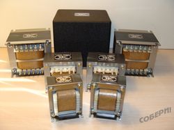 Комплект трансформаторов для сборки двухтактного усилителя