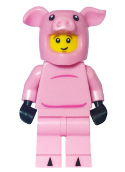 Минифигурка LEGO col192 Костюм свиньи