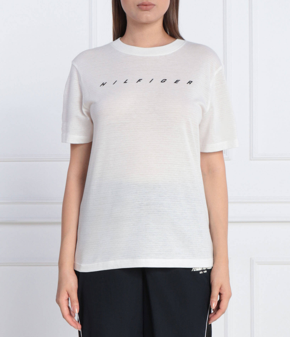 Футболка RELAXED LOGO Tommy Sport - белый(S10S101791)