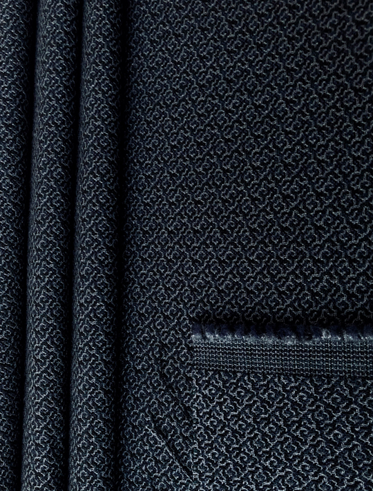 Плательная шерсть принт, серый темный NB056