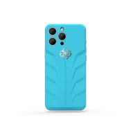 Чехол для iPhone на магните - RSR16 - CURACAO BLUE