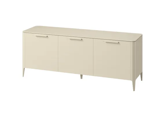 Тумба Type oak 3 двери ширина 180 см (молочный)