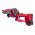 Цепная мини-пила аккумуляторная, MCS-100, шина 100 мм, Li-Ion, 20 В // MTX