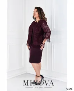 Платье 375-бордо Minova