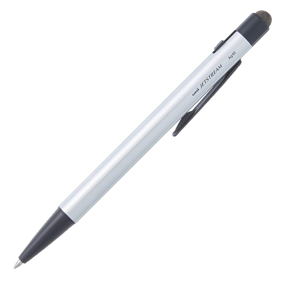 Шариковая ручка-стилус Uni Jetstream Stylus (серебристая)