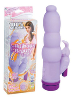 Многофункциональный массажер со стимулятором клитора Ruibous Beauty - 16,5 см. (Цвет: фиолетовый)