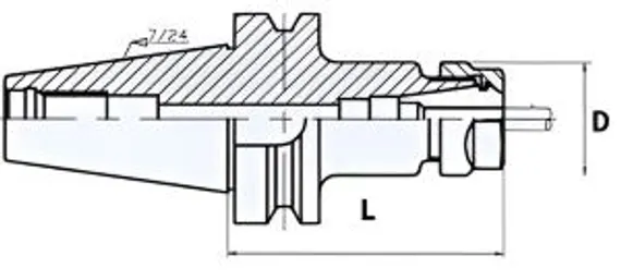 Патрон резьбонарезной OCM BT30, ER32