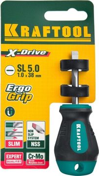 KRAFTOOL Х-Drive, SL5 x 38, отвертка (250071-5.5-038)