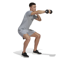 Мужское теннисное поло adidas BOS Primeblue T-Shirt Men - Silver