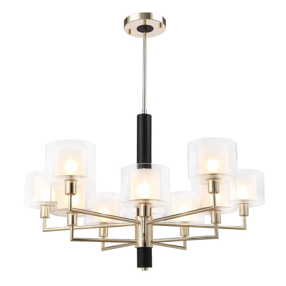 Люстра на штанге Crystal Lux MAESTRO SP-PL5+5 GOLD