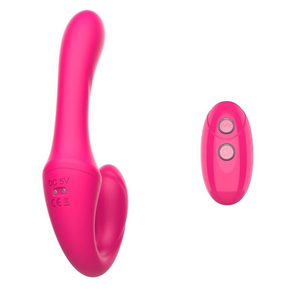 Вибратор I-MOON MY-1206 с клиторальным отростком, 19,6 см