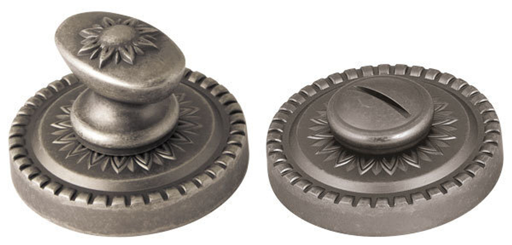 Завертка Армадилло WC-BOLT BK6/CL-AS-9, цвет серебро античное (гарантия - 6 месяцев)