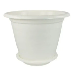 Горшок цв. Виола 10л. с под. (белый) (комплект 10 шт)