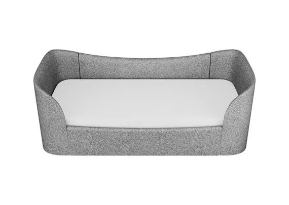 Диван-кровать KIDI Soft 90*200 см (серый, рогожка)