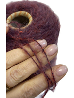 Пряжа на бобине (Италия) 36% хлопок 17% ангора 13% меринос 34% п/а 100г-510м 215г