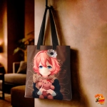 Сумка шоппер с принтом Doki Doki