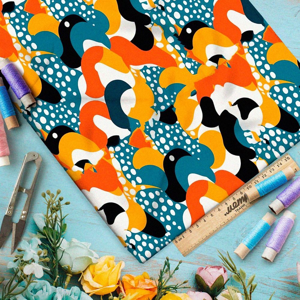 Ткань премиум бифлекс магический осадок