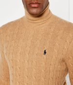 Хлопковый гольф POLO RALPH LAUREN - светло-коричневый(710876836)