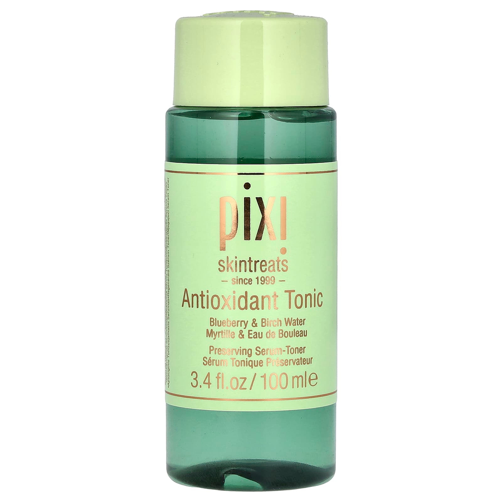 Pixi Beauty, Skintreats, антиоксидантный тоник, сохраняющая сыворотка-тоник, голубика и березовая вода, 100 мл (3,4 жидк. унц.)