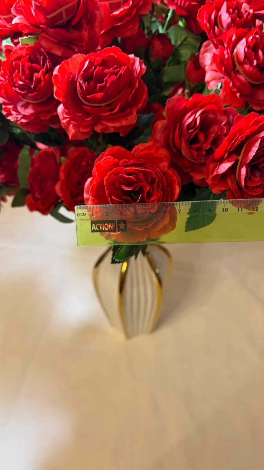 пионовидные розы, красные