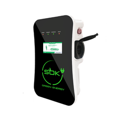 Зарядная станция S'OK Green Energy M3W Series Wallbox EV Charger, 1 фаза, 7 кВт, 32А/220В (SM3W10732542-0)
