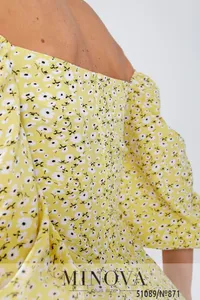 Платье 871-желтый Minova