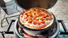 Керамический гриль Big Green Egg 2XL (самый большой) на модульной подставке, 73 см