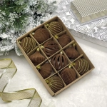 Набор елочных украшений VELOUR «Восточная ночь» 6 см (набор 12 шт), Шоколад