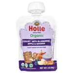Holle, Органический йогурт с голубикой, яблоком и бананом, для детей от 8 месяцев, 85 г (3 унции)