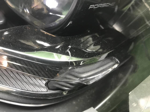 Битая Фара левая Porsche Cayenne 3 (17-23) LED
