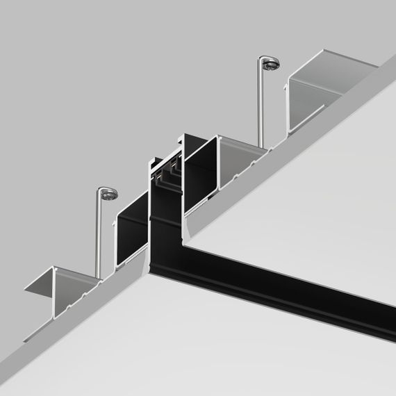Шинопровод встраиваемый однофазный Denkirs Smart Hide TR2013-BK
