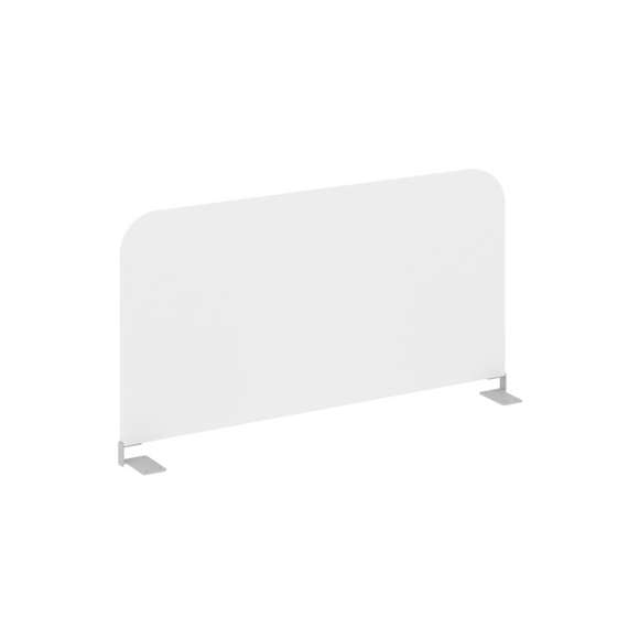 Настольный Экран боковой UNE.DEKRB-406.25 Белый Бриллиант/Металл Серый 980*18*397