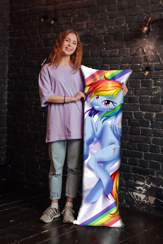 Дакимакура Радуга Дэш №2