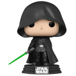 Фигурка Funko POP! Bobble Star Wars Mandalorian Luke Skywalker Hooded (светится в темноте) (Exc)