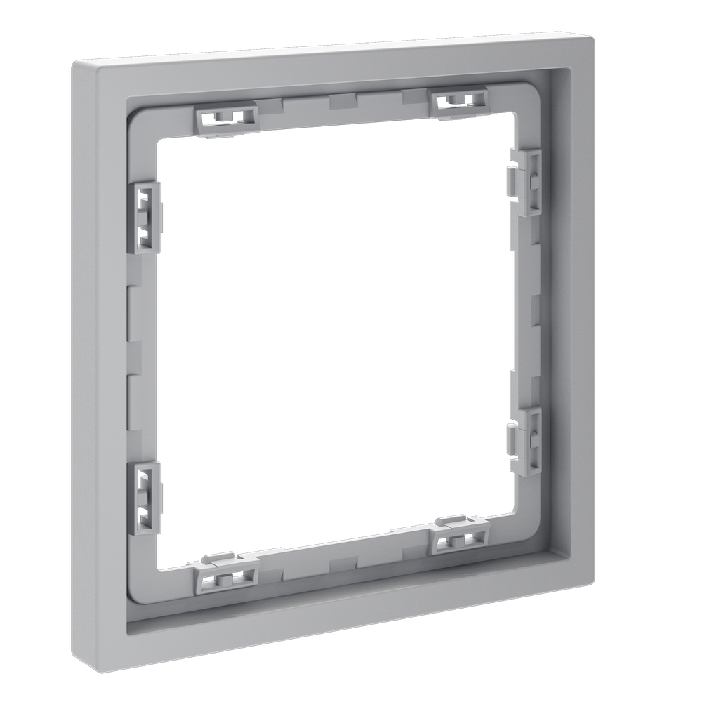 Рамка пластиковая VOLTUM S70 на 1 пост, (серый)