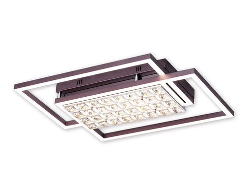 Потолочный светодиодный светильник с пультом FA114 CF кофе 90W 630*430*110 (ПДУ РАДИО 2.4)