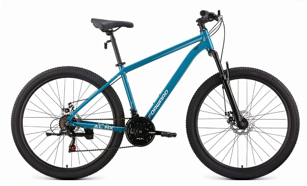 Велосипед 26" FORWARD AL NX, рама 13" тёмно бирюзовый 2026
