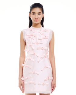 Платье Bambini (Бамбини) мини, розовое