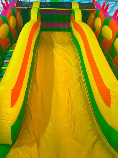 Коммерческий надувной батут-горка «Дракон», 11,5*6*9 м