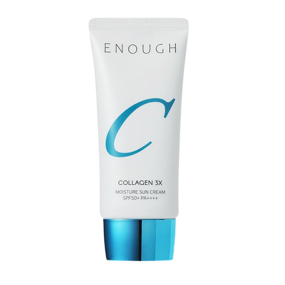 Солнцезащитный крем для лица с коллагеном Enough Collagen 3X Moisture Sun Cream SPF50 PA++++, увлажняющий, 50 мл