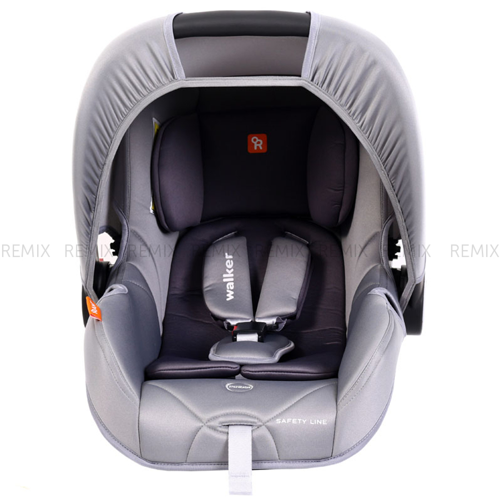 Автокресло LB-327 "Walker" Safety Line (Storm Grey) группа 0+ (0-13 кг)