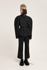 Брюки клёш укороченные