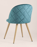 Стул Лион велюр с ромбами аквамарин 4 шт