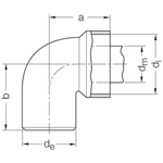 Отвод REHAU под сифон Dн 50/40-30 (11226941001)