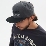 Кепка LIFE IS SHOT DO IT HARD, серый