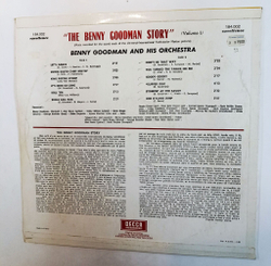 Винтажная виниловая пластинка LP Benny Goodman And His Orchestra The Benny Goodman Story Vol. 1 (France 1965)
