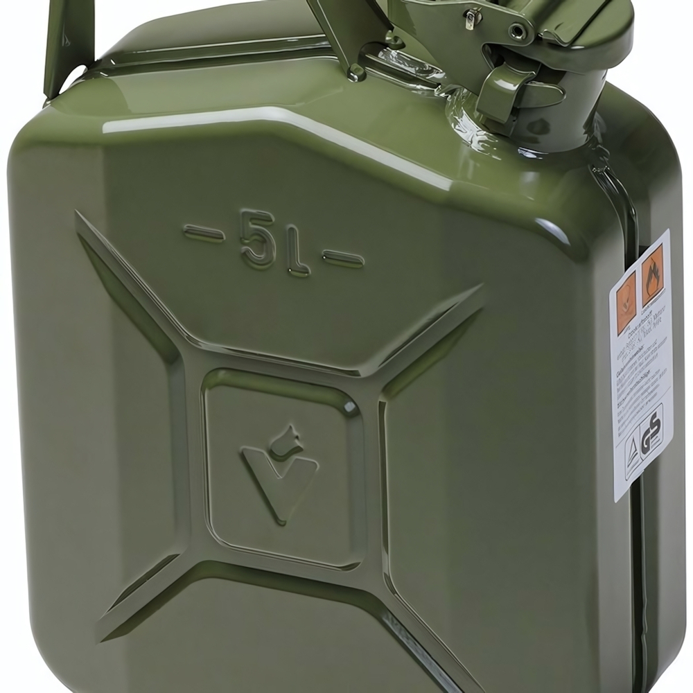 Канистра топливная металлическая 5 л Rexxon, оливковый