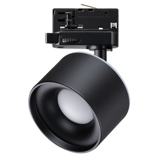 358977 PORT NT22 264 черный Трехфазный трековый светильник с переключ. цв. температуры IP20 LED 3000К\4000К\6000К 12W вниз + 3W вверх 110-265V GIRO