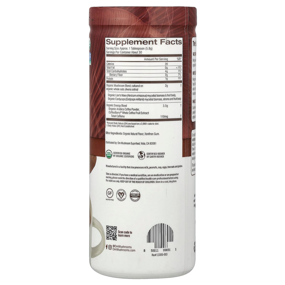 Om Mushrooms, смесь суперфудов и грибов, кофе, 174 г (6,13 унции)