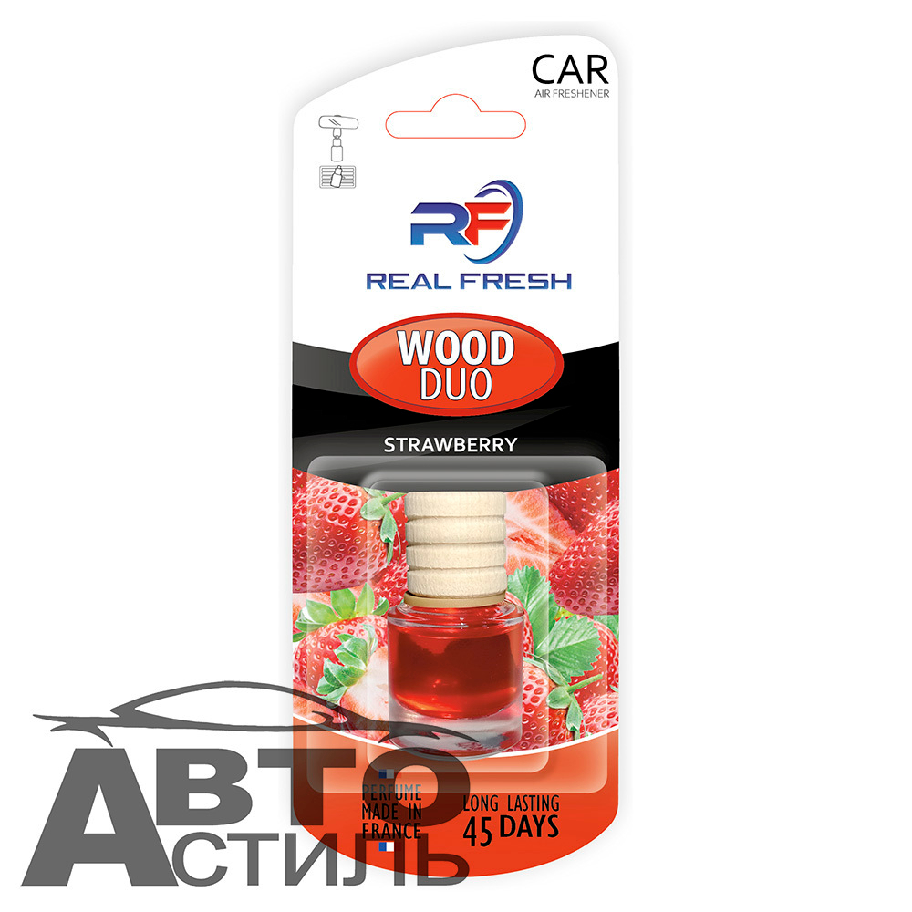 Ароматизатор бочонок REAL Fresh Wood DUO 5ml - Клубника\Strawberry